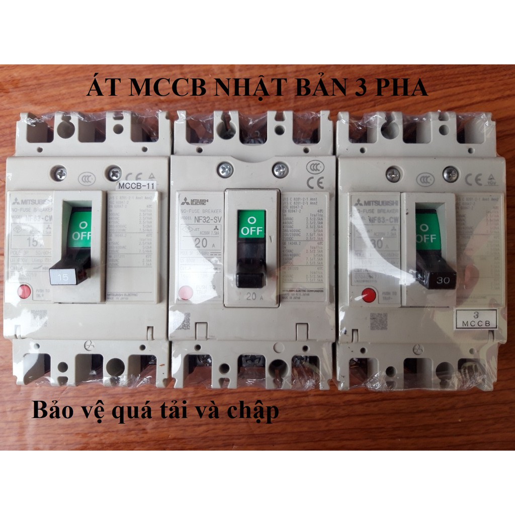 ÁT MCCB 3 PHA NHẬT BẢN ĐẸP