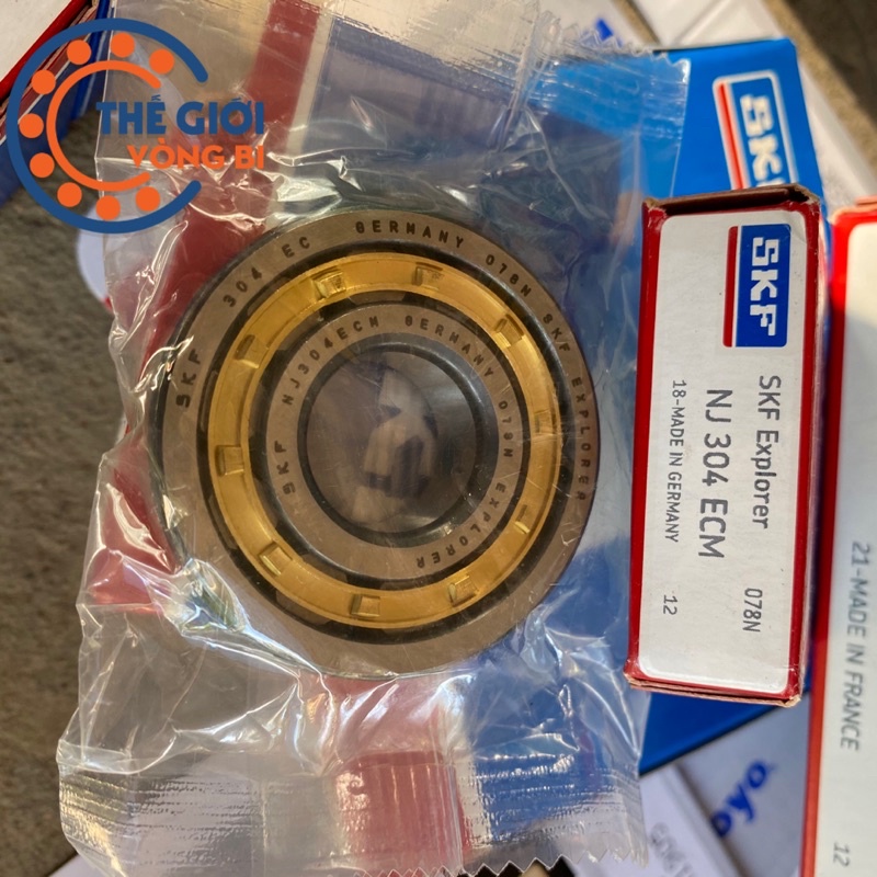 Vòng bi bạc đạn SKF NJ 304 ECM