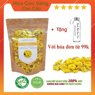 [QUÀ TẶNG] Trà Hoa Cúc Vàng Sấy Khô Nguyên Bông Cao Cấp gói 100g