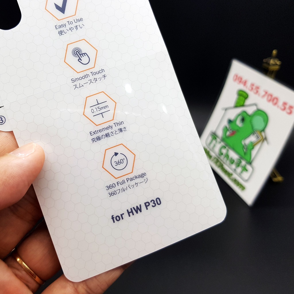 [Mặt Sau] Dán CL Dẻo PPF Huawei P30 Cường Lực Dẻo Trong Suốt/ Nhám