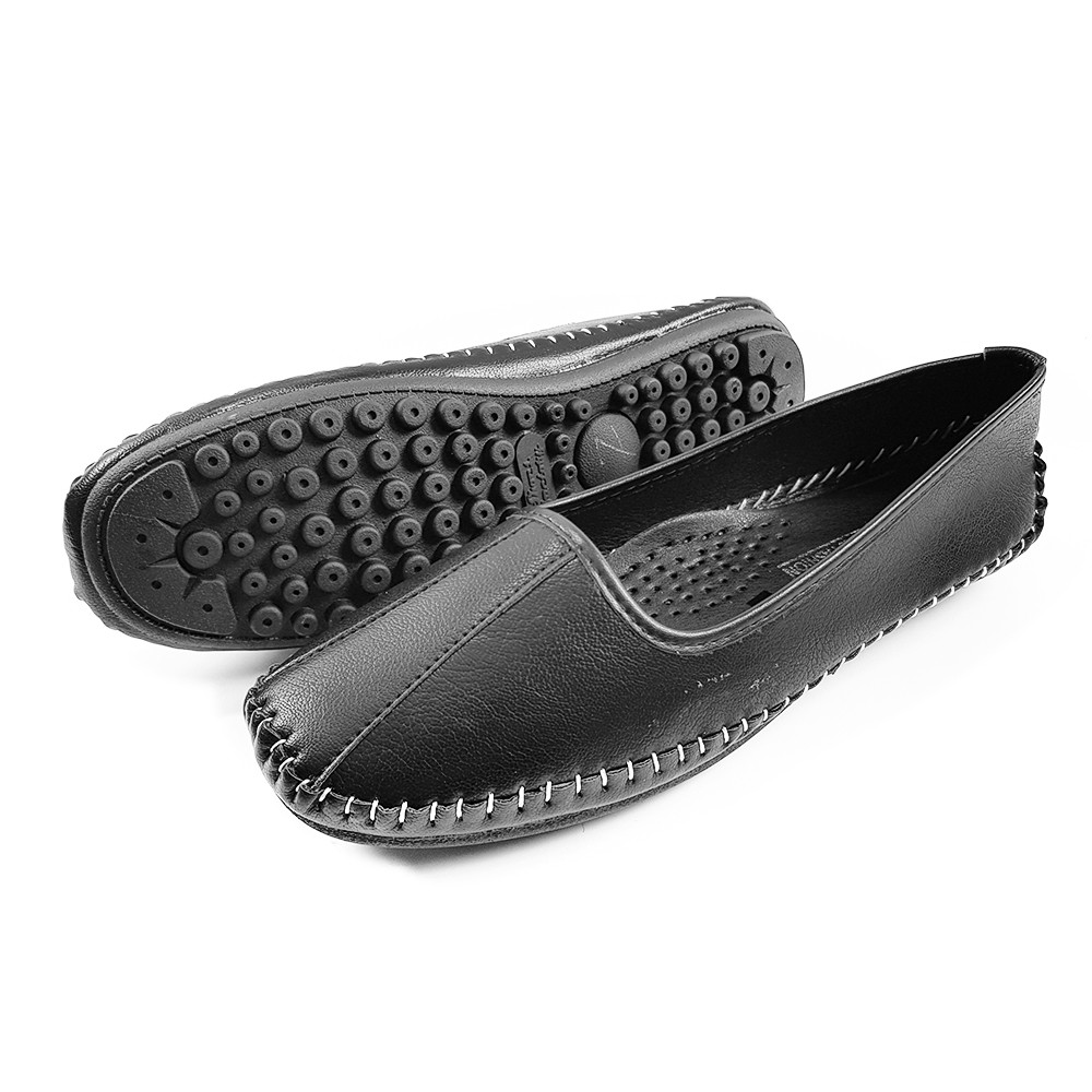 Giày mọi nữ da siêu mềm GB19DES | BigBuy360 - bigbuy360.vn