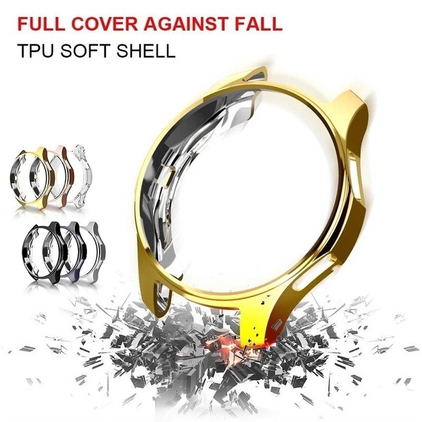 Case for Samsung Gear Watch S1 S2 S3 S4 42mm 46mm Case Anti-Scratch Protective Fundas Plating Clear Cover