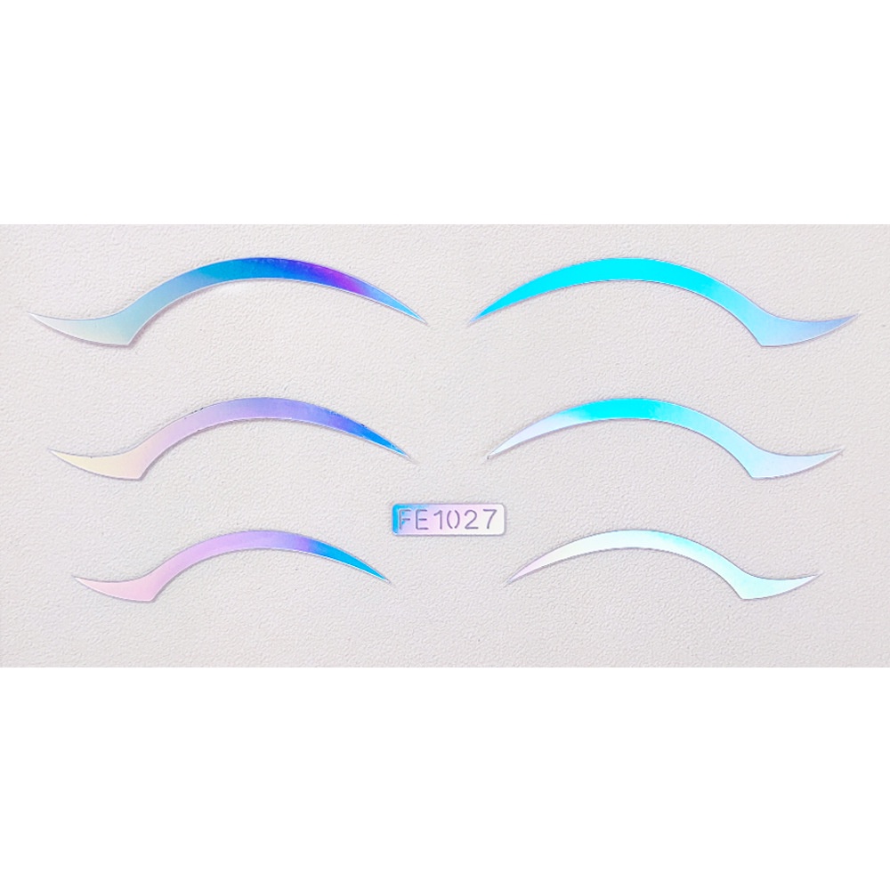 Miếng Dán Tạo Mắt Hai Mí Màu Laser Họa Tiết Bướm / Ngôi Sao Trang Điểm Lễ Hội