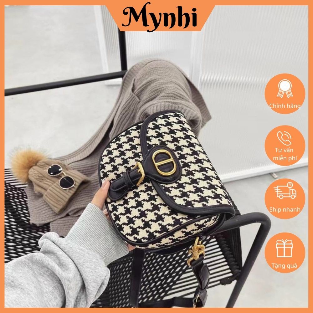 Túi xách thời trang SHOPMYNHI, đeo chéo đeo vai, đi chơi dự tiệc phong cách Hàn Quốc SMN241