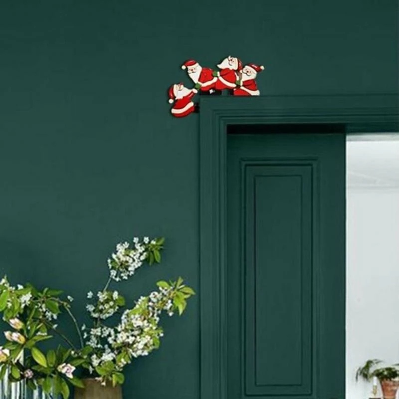 Phụ Kiện Trang Trí Giáng Sinh Hình Ông Già Noel Tuần Lộc Vui Nhộn