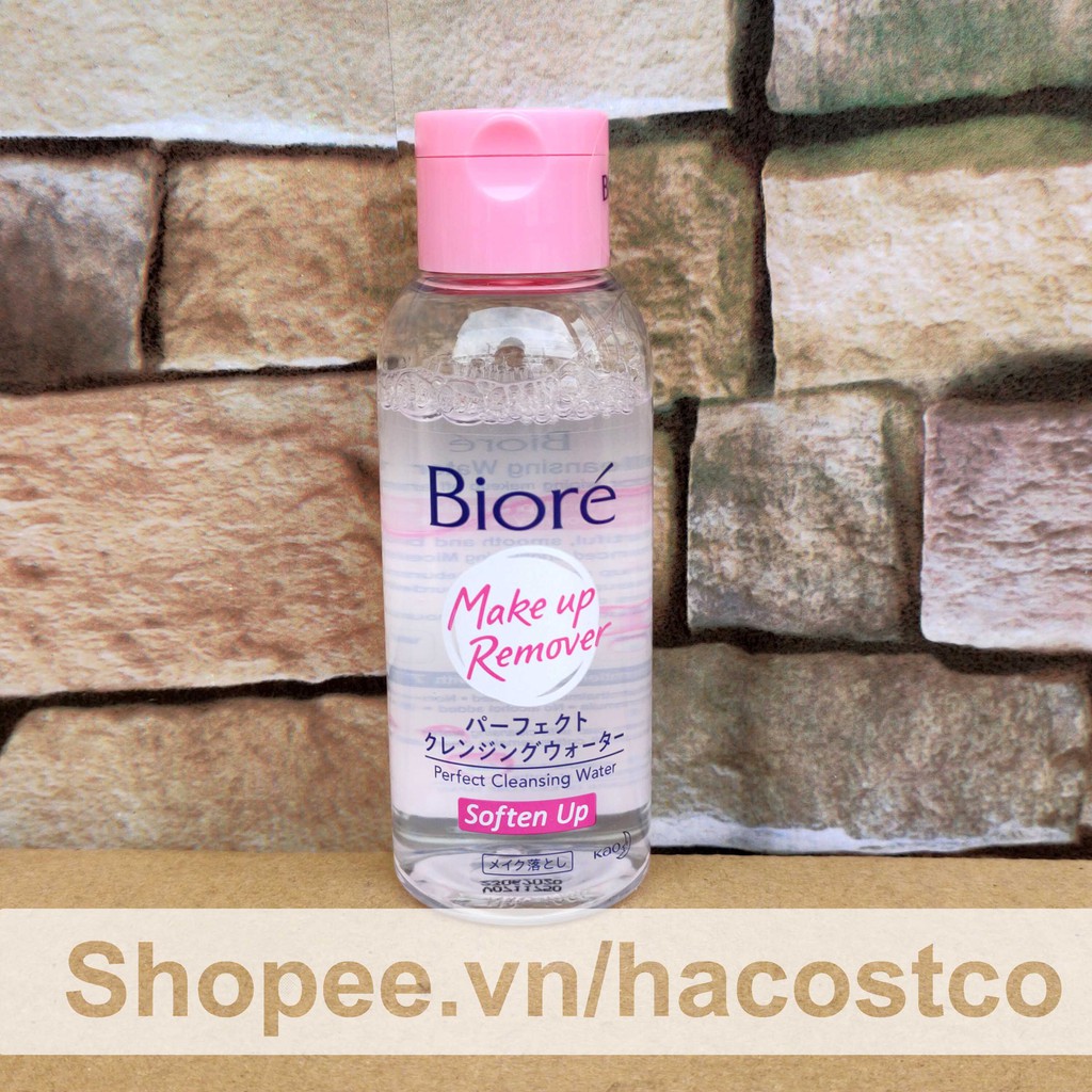 Nước Tẩy Trang Dưỡng Ẩm Bioré 90ml Perfect Cleansing Water Soften Up