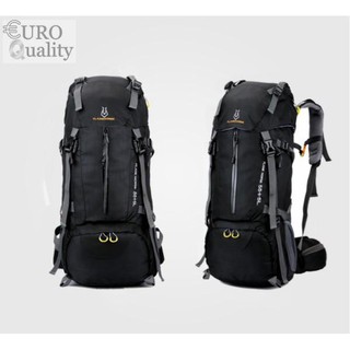 [Euro Quality] Ba Lô Đi Phượt Chuyên Dụng Du Lịch (Đen/Xanh Phối Đen) - Euro Quality