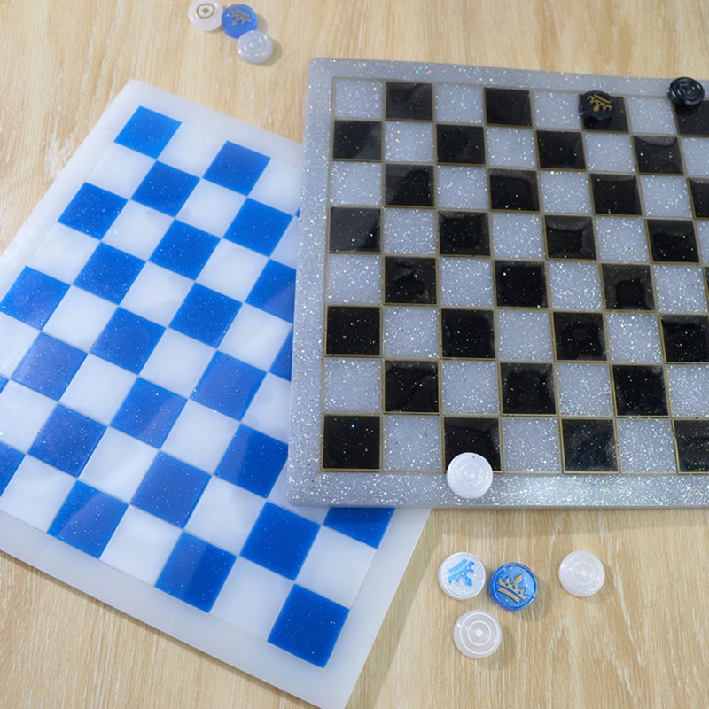 Khuôn Silicone Hình Quân Cờ Vua Quốc Tế Làm Đồ Trang Sức