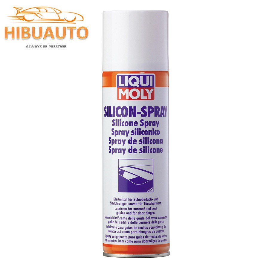 Chai xịt silicon bôi trơn bảo dưỡng cao su, nhựa Liqui Moly Silicon-Spray 300ml 3310