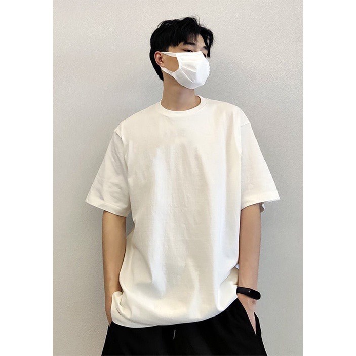 Áo Thun Nam Nữ TRƠN UNISEX Simple Form Rộng Tay Lỡ - Kiểu áo phông nữ thun Cotton co dãn Khải Hoàng