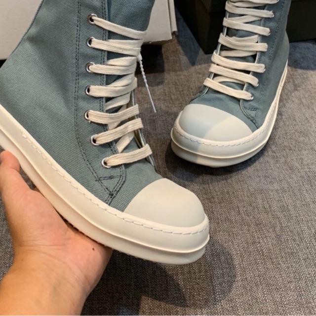 LV-NEW ⚡ XIÊU SALE- Giầy rickowen xanh cổ cao hàng độc 1:1 ( full box + free ship ) CKV ✔️ : : : 🔥 XIÊU RẺ ☯ $ ^ " ^ ¹ : | BigBuy360 - bigbuy360.vn
