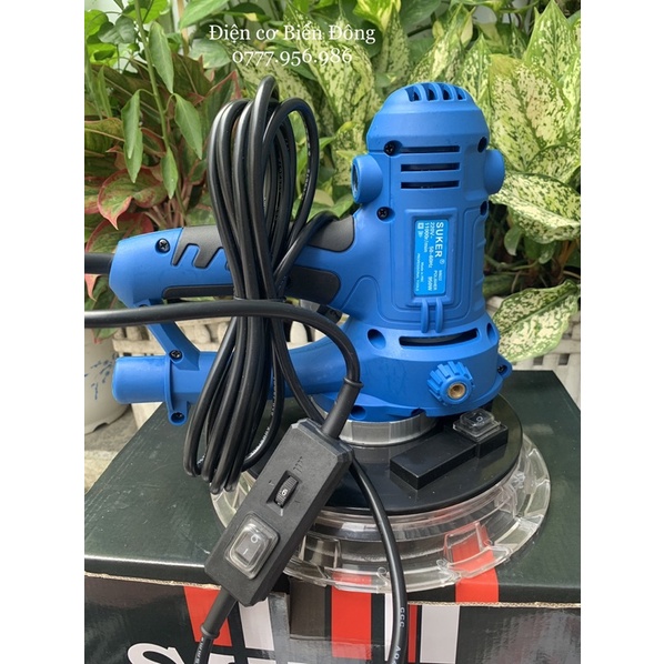 Máy chà nhám tường 🔥FREESHIP🔥 Máy chà nhám tường SUKER 950W 180mm dùng để làm mịn tường thô trước khi sơn