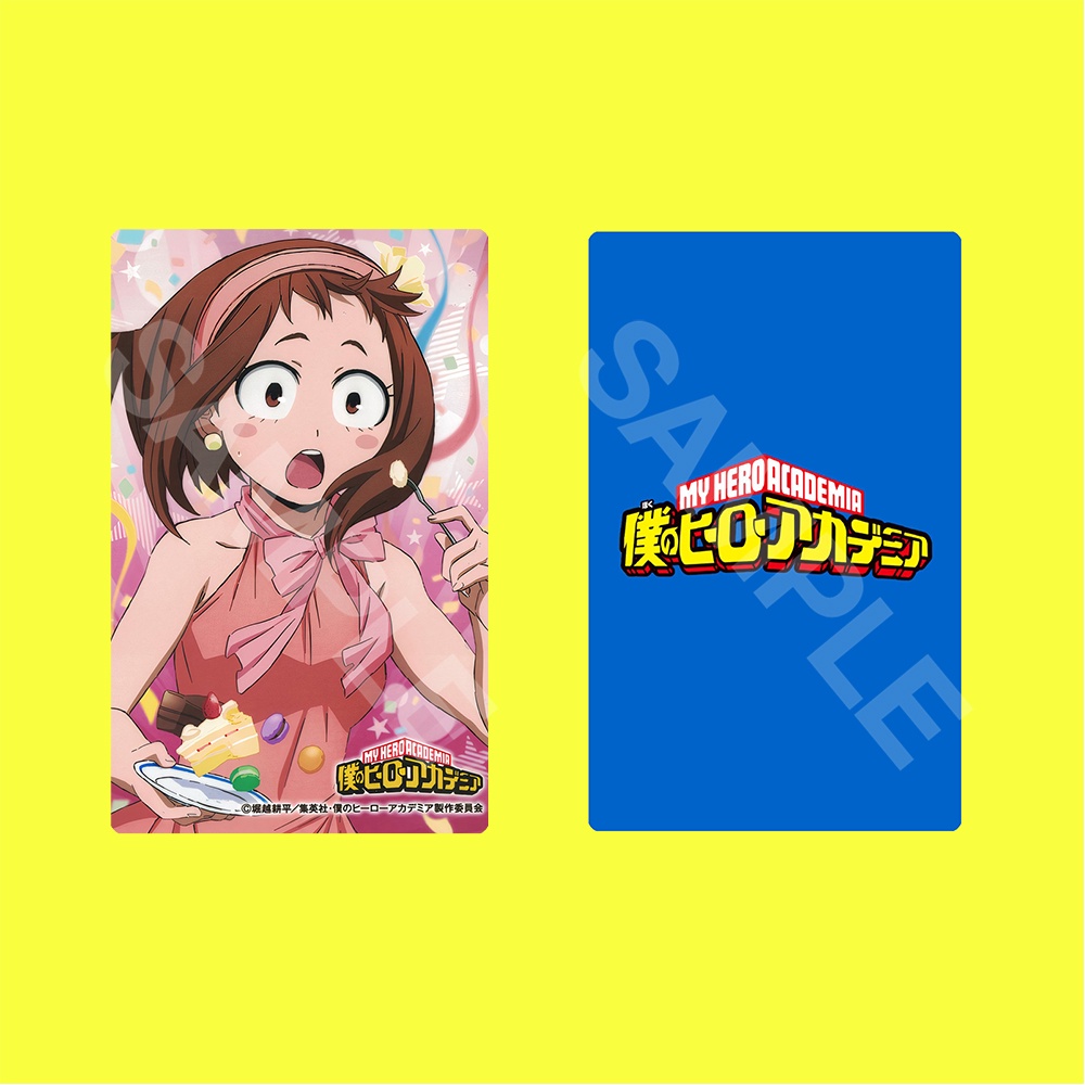 Ảnh card bo góc in hình BOKU NO HERO ACADEMIA ver PARTY UA Học Viện Anh Hùng thẻ bo viền 5*8cm #