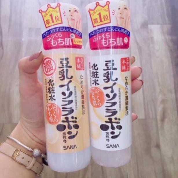 LOTION Nước hoa hồng từ mầm đậu nành Sana nhật bản 200ml