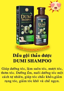 Combo Dầu Gội Dầu Xả DUMI NCT3