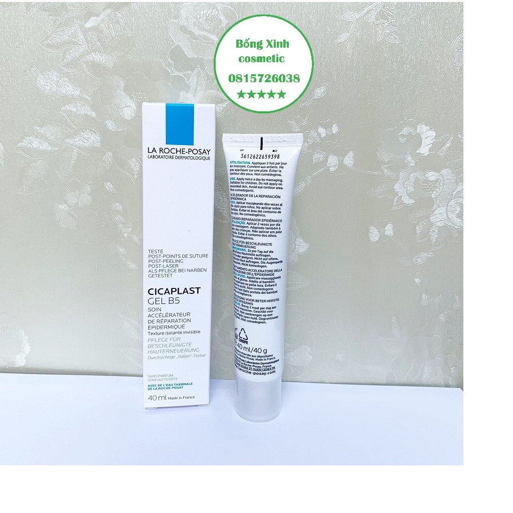 Gel b5 La Roche Posay Cicaplast kem giảm sẹo thâm