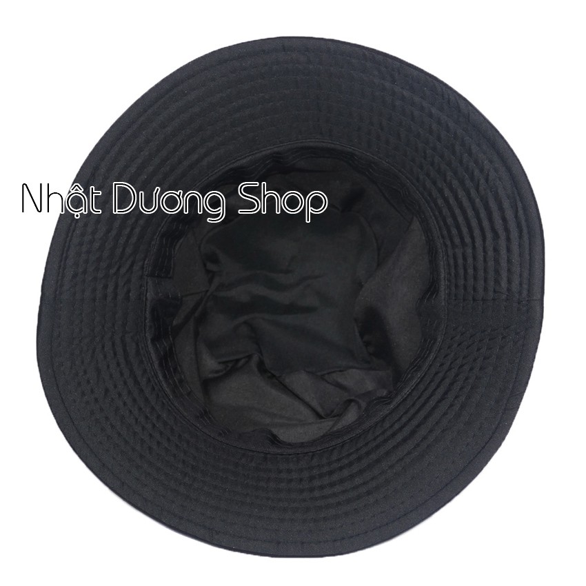 Nón bucket, tai bèo vành nhỏ-Tiền nhiều để làm gì chất liệu vải Cotton thoáng mát