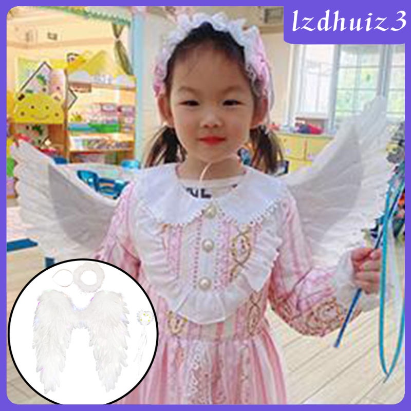 Cánh Thiên Thần Lông Vũ Hóa Trang Halloween / Giáng Sinh / Nhảy Múa / lzdhuiz3