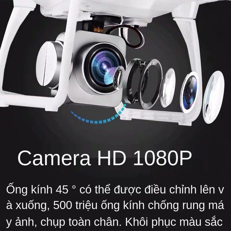 mới Máy bay không người lái có độ bền cực lâu đầy màu sắc điều khiển từ xa 4K HD trên trực thăng bốn trục chuyên