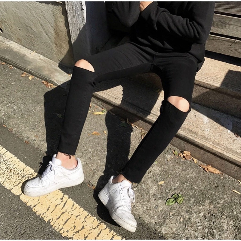 Quần Jean Đen Dài - Skinny Jean Black