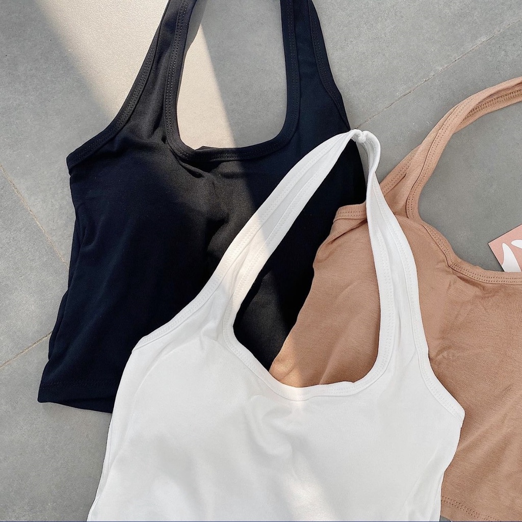 Áo thun croptop vòng dây cổ A2218 SUSTORE