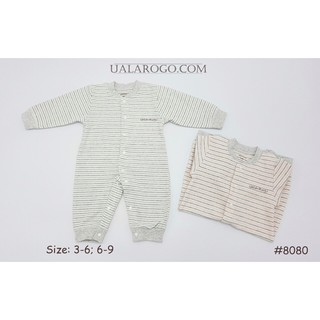 Body cúc thẳng vải kẻ tăm Uala&Rogo