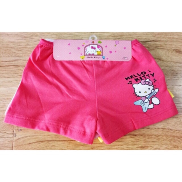 Set 3 Quần chip đùi hello kitty cho bé 8-40kg☘️Thun cotton chính phẩm