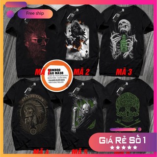 Áo phông nam màu đen size lớn giá rẻ