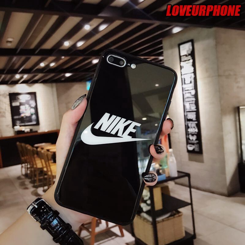 Ốp điện thoại cường lực in hình thương hiệu Nike / Adidas cho Xiaomi Mi6 Mi6X Mi8 Mi8Lite Mi9