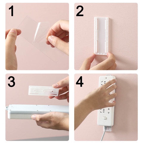 Giá đỡ ổ cắm điện gắn tường đa năng tiện dụng thích hợp cho văn phòng