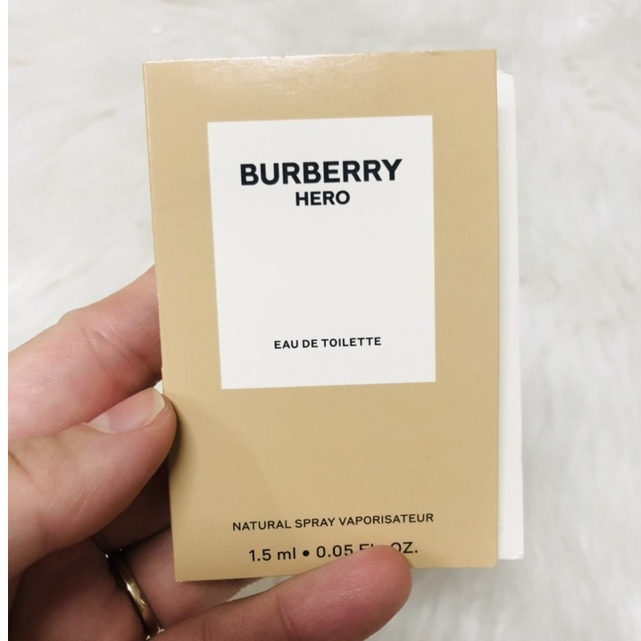 Sample Mẫu thử Vial chính hãng nước hoa Burberry Hero for Men 1.5ml