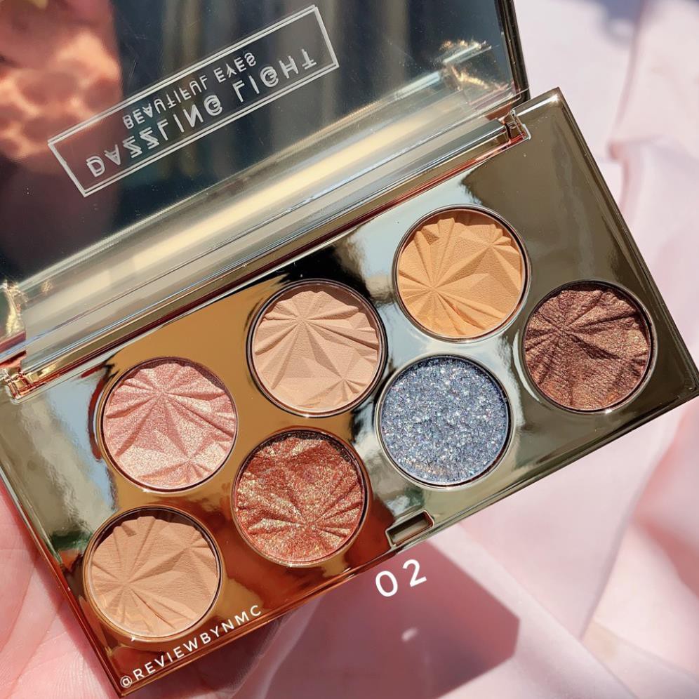 [Nhập NCAK7 Giảm 5%] Phấn mắt Hojo Pha Lê Dazzling Light 7 ô | BigBuy360 - bigbuy360.vn