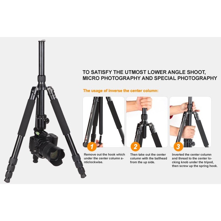 Chân máy ảnh tripod Coman TM257AC0