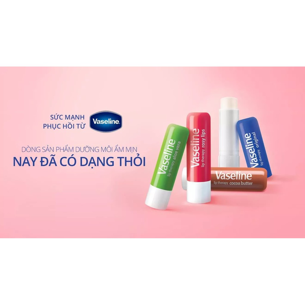 SON DƯỠNG MÔI CHỐNG NẮNG VASELINE LIP THERAPHY SPF15 DẠNG THỎI