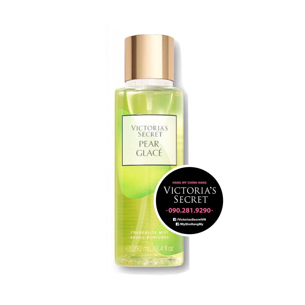 Xịt toàn thân Pear Glace 250mL hương lê và dưa gang - Victoria's Secret