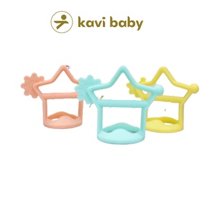 Gặm nướu Silicone Star đeo tay chống rơi, ngậm nướu cho bé từ 0 - 3 tuổi