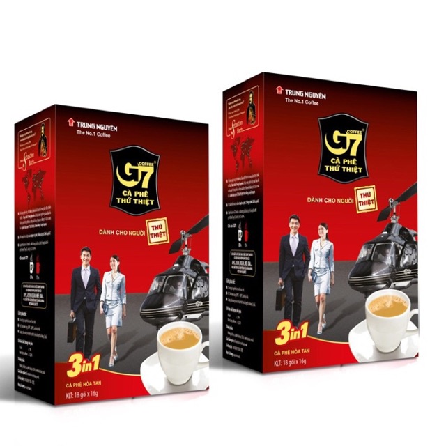 Cà phê sữa hòa tan G7 hộp 18 gói 288G | BigBuy360 - bigbuy360.vn