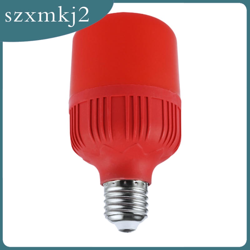 Bóng đèn LED chuôi E27 màu đỏ trang trí tiệc/lễ tạ ơn/Halloween/Giáng sinh/phòng ngủ/phòng khách/phòng bé