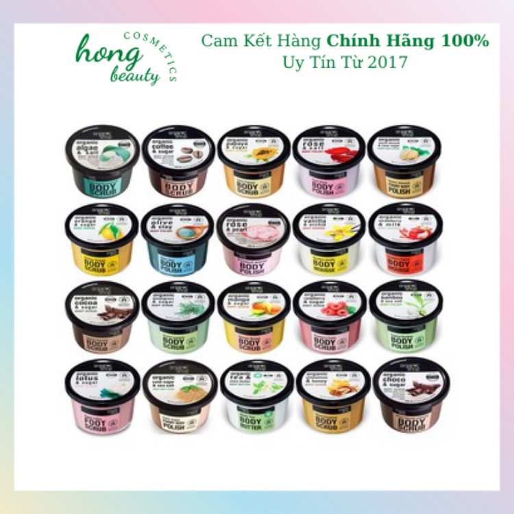 Kem tẩy da chết toàn thân Organic Shop Body Scrub