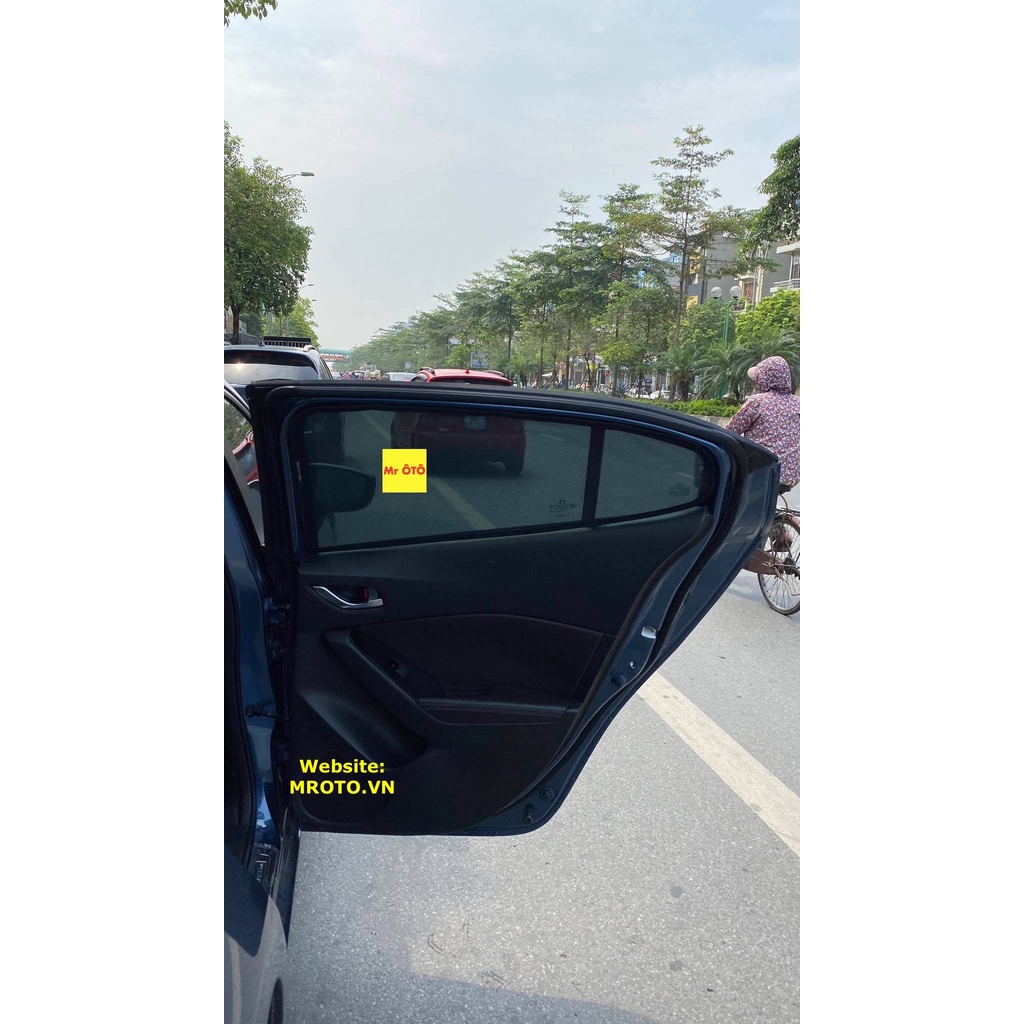 Rèm Che Nắng chống UV Xe Mazda 3 Hatback 2015-2019 Hàng Loại 1 MR.ÔTÔ -Bảo Hành 2 Năm