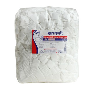 BÔNG GÒN CẮT SẴN BẠCH TUYẾT 3X3CM, Mirra miếng 6cmx7cm GÓI 500G.