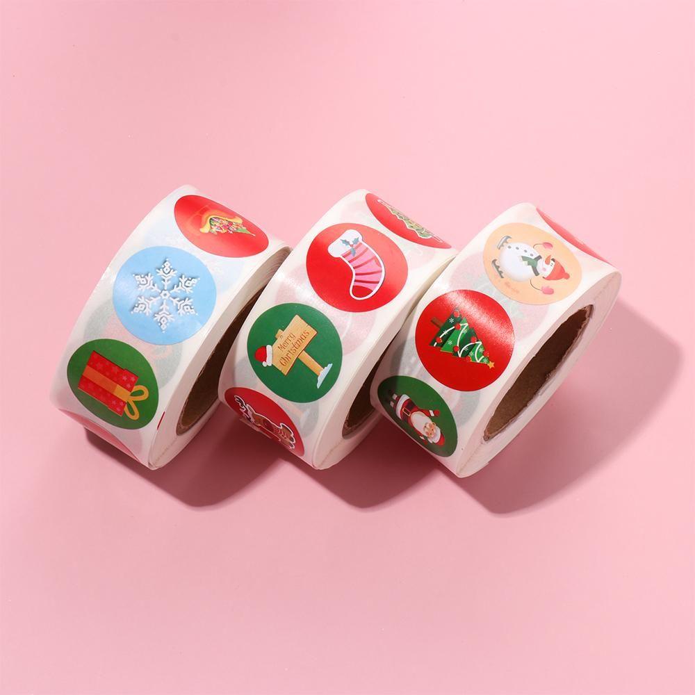 Cuộn 24 / 500 Nhãn Dán Túi Bánh Quy Trang Trí Tiệc Cưới