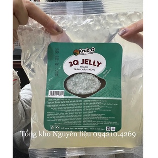 Thạch 3q Trân Châu Trắng/Đen caramel KRUBO gói 1kg- TOPPING ĂN LIỀN GIÒN SÀN SẬT CHO TRÀ SỮA/CHÈ/KEM