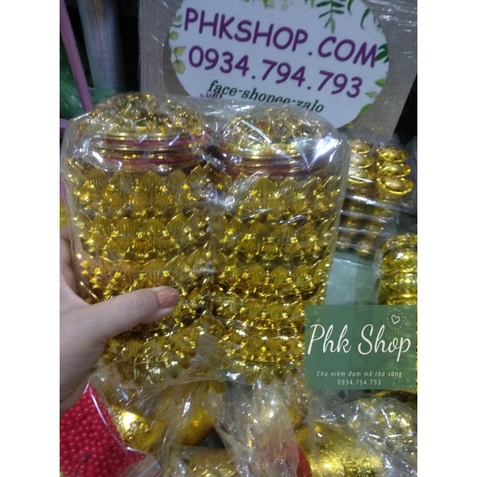 1 Đế hoa sen làm cây cành vàng lá ngọc size nhí phk shop