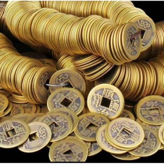Đồng xu chiêu tài may mắn bán sỉ 100 xu