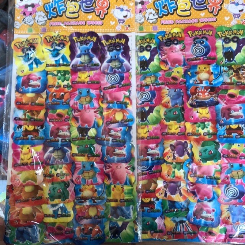 sỉ vỉ 40c nổ dẫm pokemon