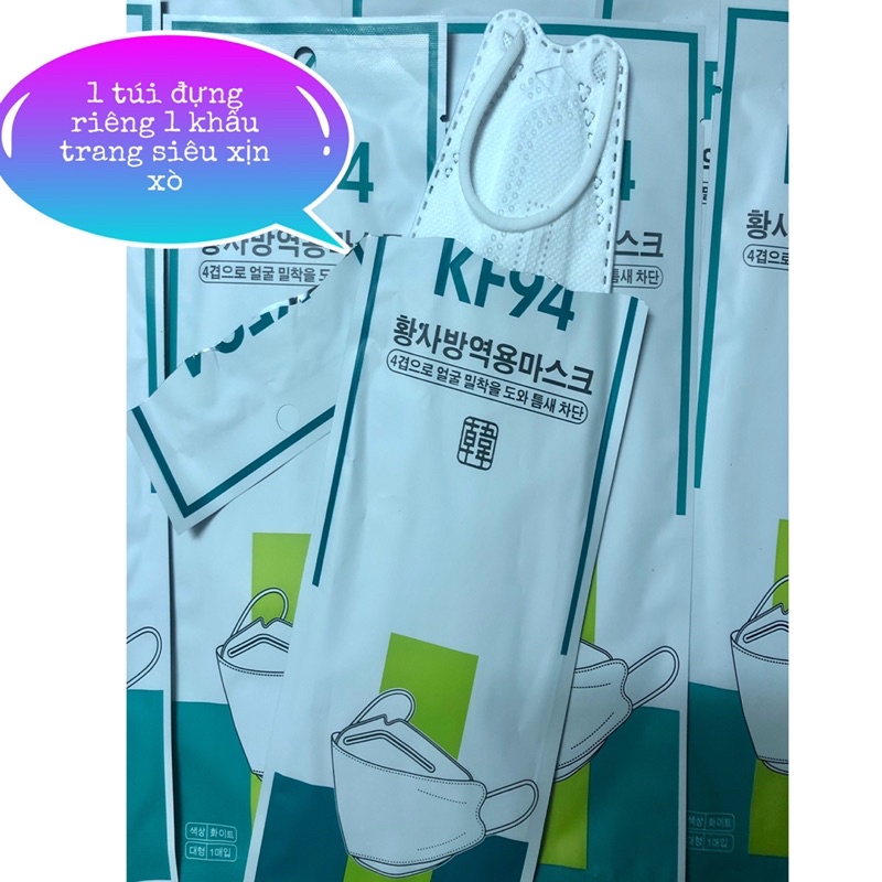 KHẨU TRANG KF94 XUẤT KHẨU HÀN QUỐC SẴN