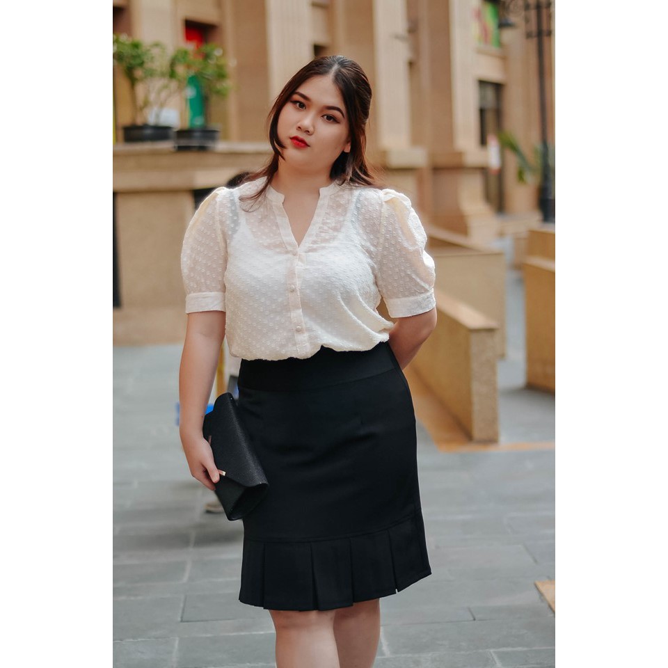 ÁO TAY BỒNG CHẤT ĐŨI PHA CHẤM BI BIGSIZE