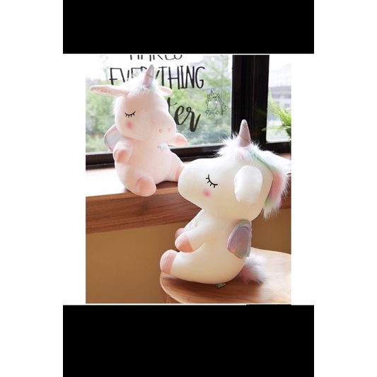 😍😍Q U Á X I N H 🥰🥰 UNICORN- Ngựa Pony BÔNG 2 MÀU TRẮNG HỒNG