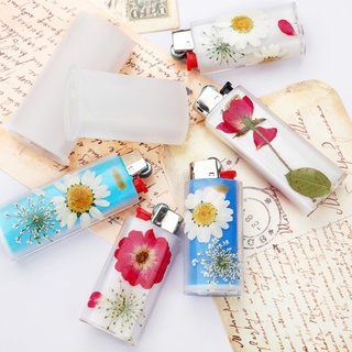 Set 2 khuôn silicon làm hột quẹt/bật lửa handmade bằng resin trang trí tùy thích